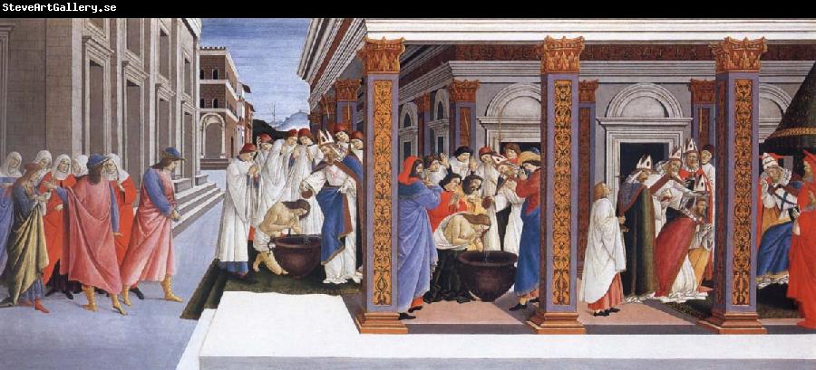 Sandro Botticelli incidents in the life of Saint Zenobius